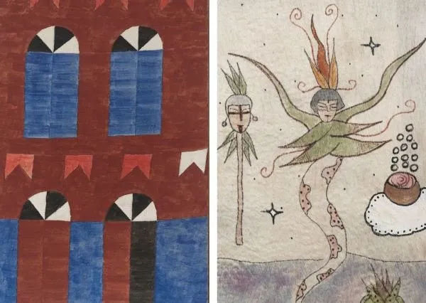 Foto de divulgação: Cerrado Cultural aproxima diferentes olhares em exposições de Alfredo Volpi e Kuenan Mayu